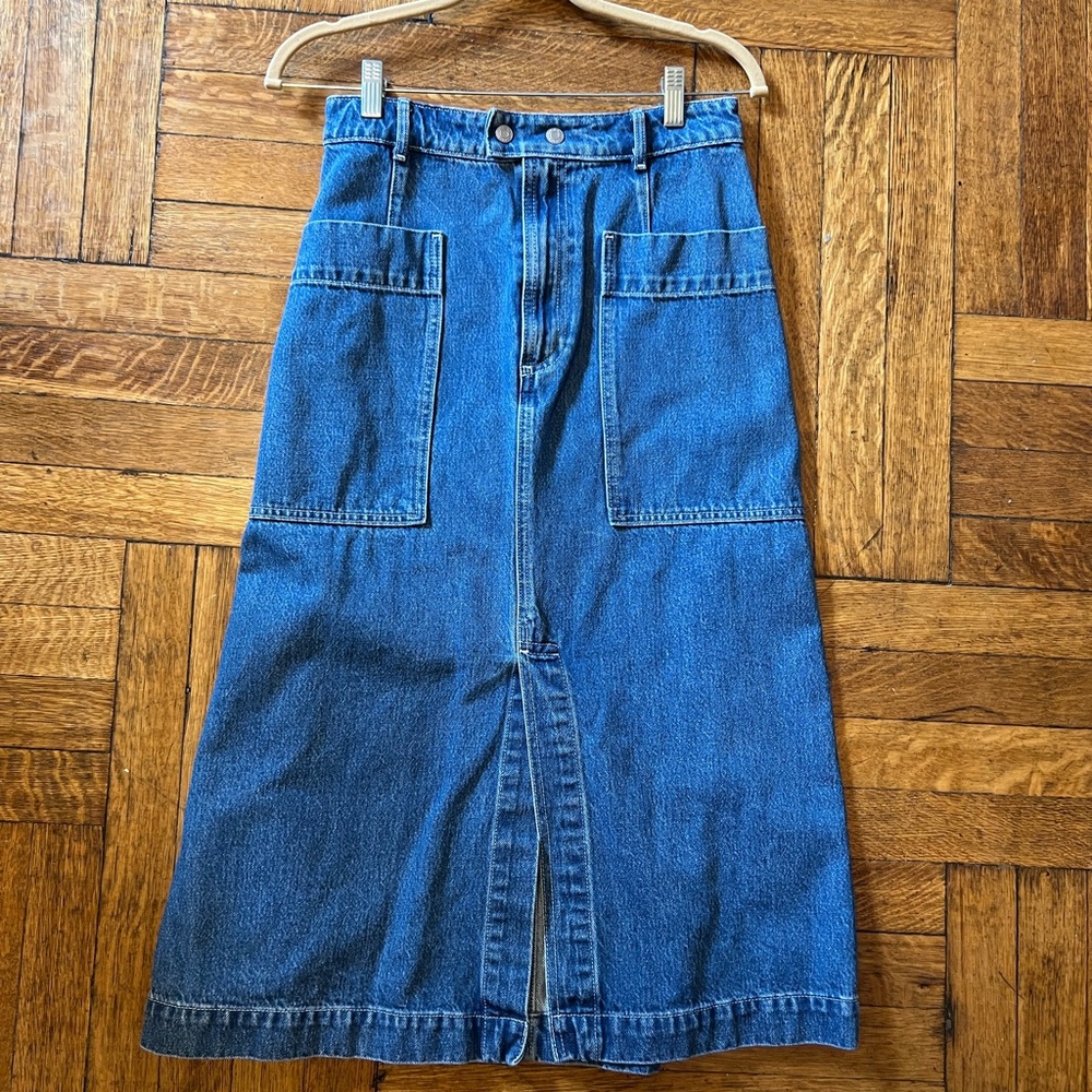 Gap MIDI denim skirt